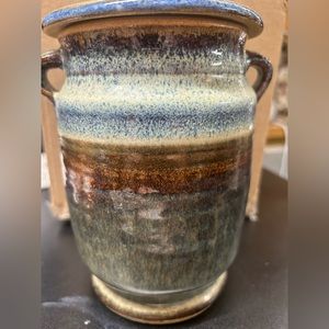 Wild Rice Duck Pottery Canister